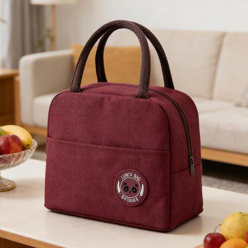Insulated lunch bag, thermal food container, heat-resistant