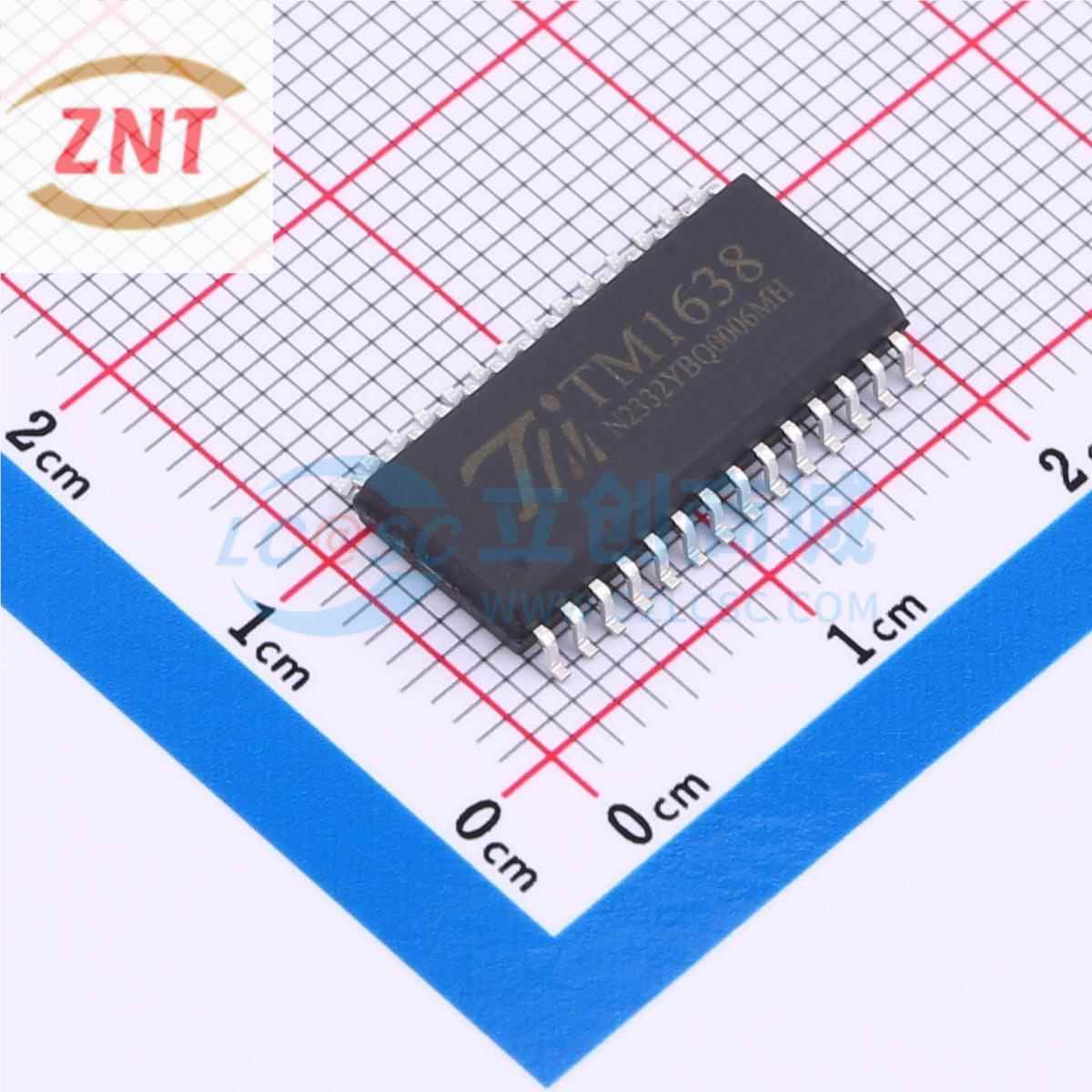 LED驱动 TM1638(TA2009B) SOP-28 原装正品 电子元器件配单