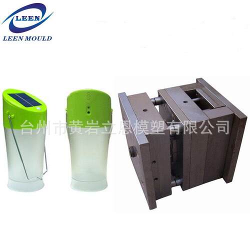 台州立恩专业制造家用便携式太阳能电灯手电筒塑料模具手电筒模具