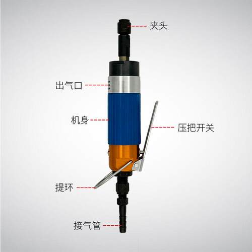气动砂轮机S40Z190工业行家选直柄手持式高转速天水风动磨削抛光