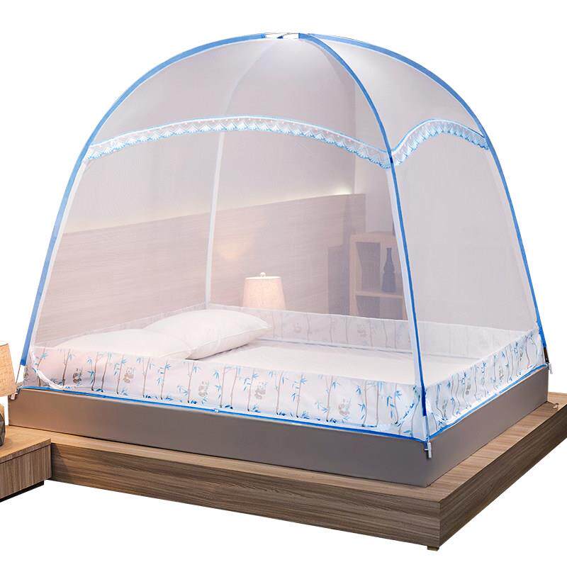 蒙古包蚊帐家用厚2023新款安装加加密无底免款免安装蚊224高级三0