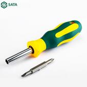 实达6合1多功能螺丝刀套装 双向省力螺丝刀套筒螺丝刀工具09347