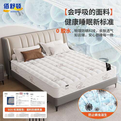 席梦思床垫软硬两用20cm厚1.8米1.5m家用双人经济型椰棕弹簧床垫