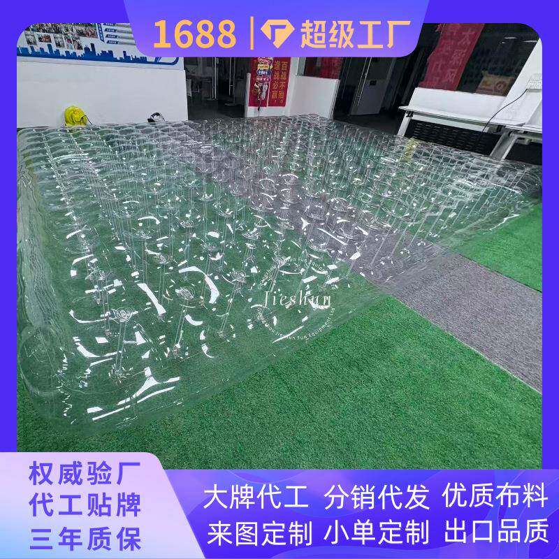 透明TPU充气地垫 防水防潮户外垫 便携折叠设计 加厚耐磨材质