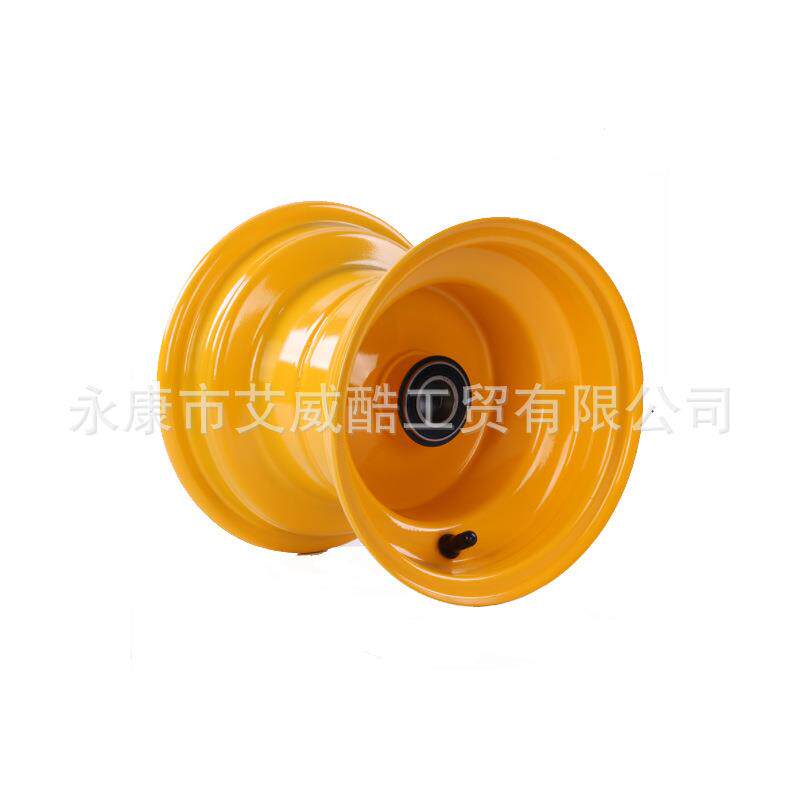 草坪割草机 拖车轮毂6寸带轴承轮毂6x4 .5可配15x6.00-6轮胎