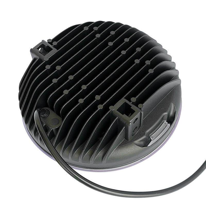 越野车改装灯汽车LED工作灯300瓦超亮圆形工程灯射灯宽压12-84V
