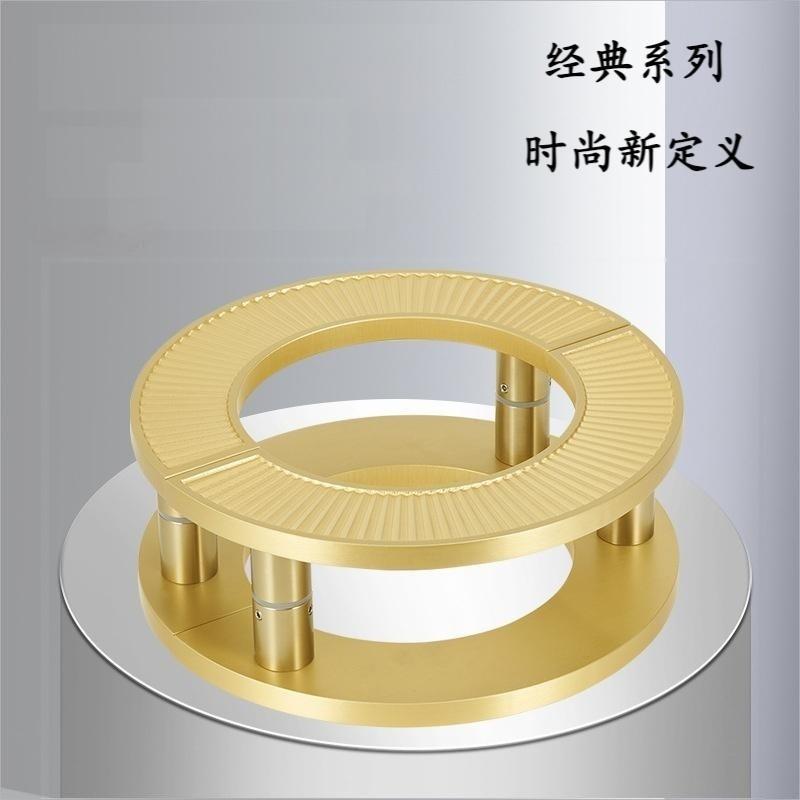 餐FPI玻璃门手拉半厅圆金色会厅门拉手酒店别墅木门把宴手包厢门