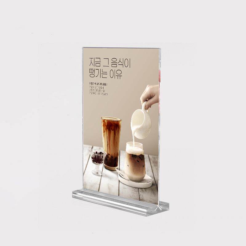 亚克力广告台卡制作双面台签会议桌面展示牌源头工厂