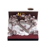 3d型便签纸布无品牌 达拉宫建筑纸雕模送摆件公司品礼定制客户立