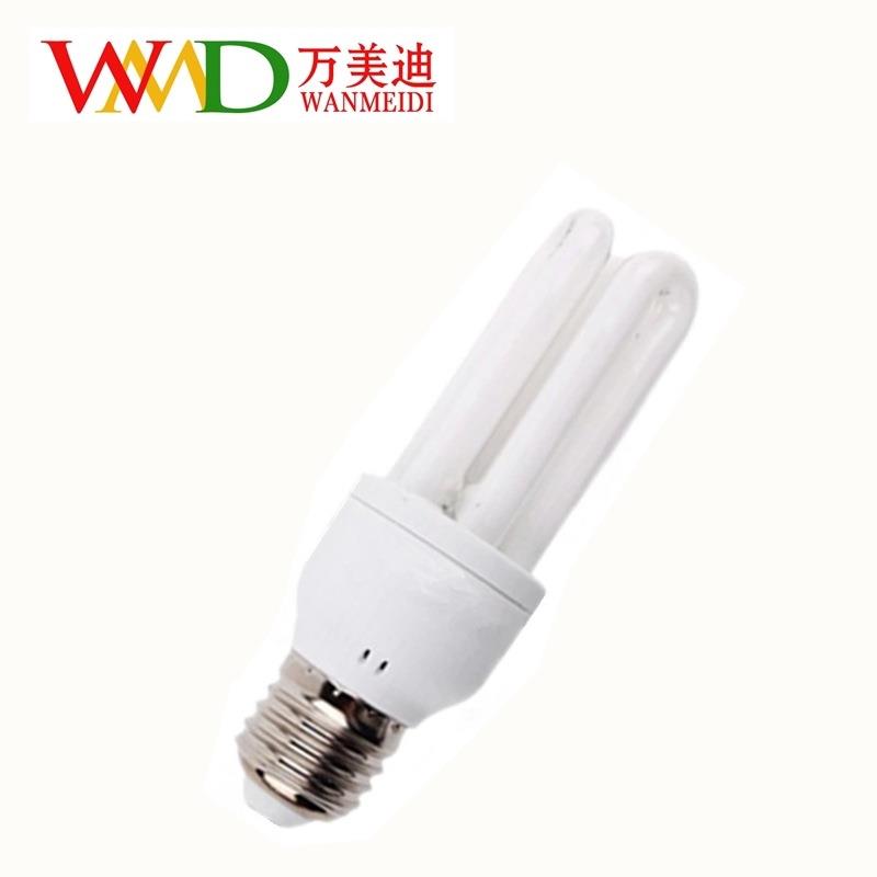 供应白光3U节能灯 7-15W节能灯 三基色小3u节能灯 U型节能灯