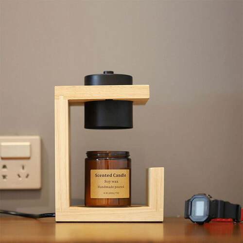 香薰融烛灯简约韩版欧美卧室简约香氛台灯定时调光