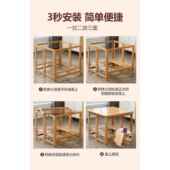 烤火形桌子烤家可折叠木取暖桌长方形2025新款 湖南火用架正ITV方