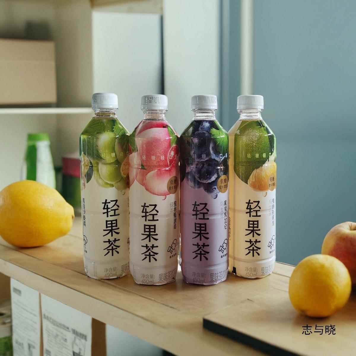 存兰喜茶450ml*15瓶轻果茶柚柚铁观音青提黑加仑果味瓶装饮料
