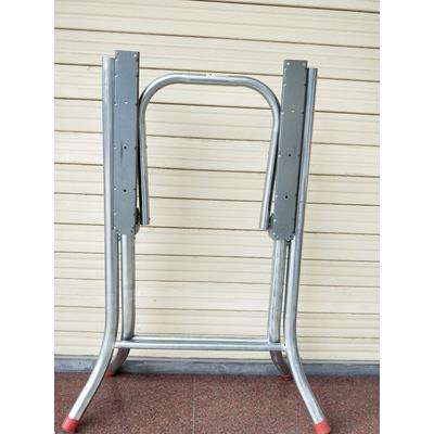 简易钢架x型四方桌小桌腿支架折叠四方老式台脚时尚折叠桌架