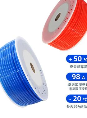 pu弹簧气管8mm高压气泵空压机软管80m90m气动空气压缩螺旋伸缩