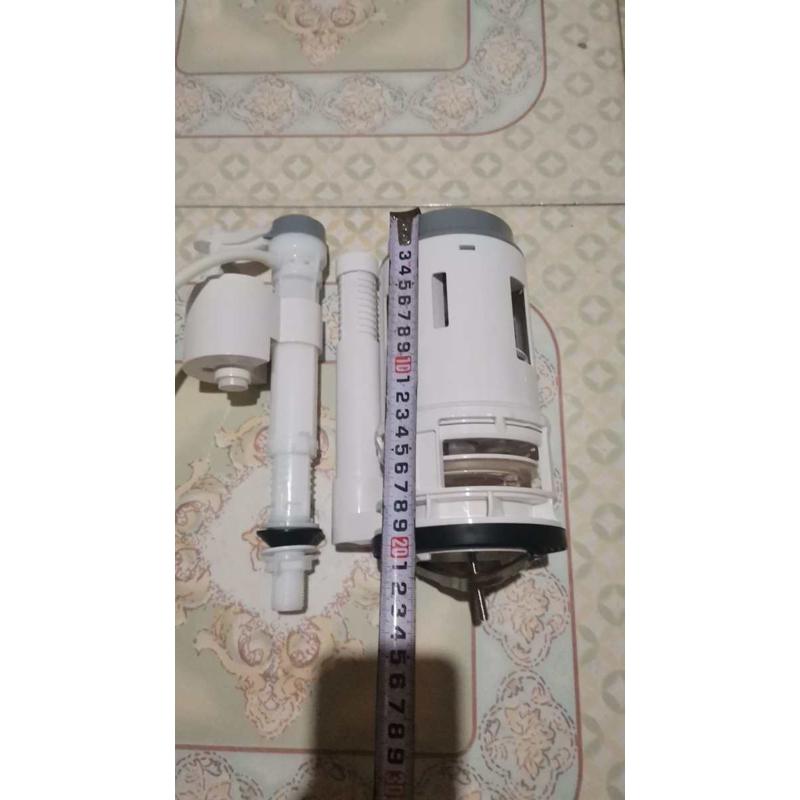abl座便器水箱配件 3寸 顶按双按 大口径 套装 进水阀排水阀套装