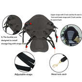 皮划艇通用款 充气船坐垫透明船EVA加厚豪华坐垫靠背批发 靠背座椅