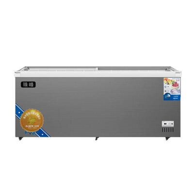 206-706L商用牛肉展示柜冷冻保鲜冰柜双门卧式商超冷柜节能