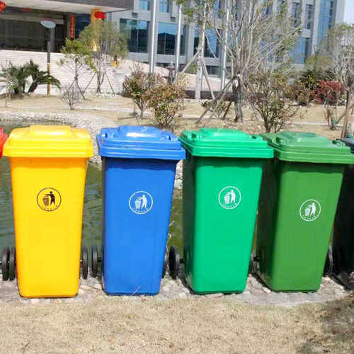 户外街道环卫垃圾桶 加厚分类垃圾桶脚踏式挂车环卫垃圾桶批发