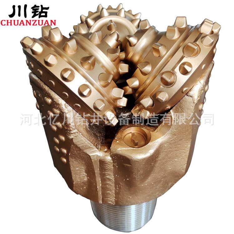 厂家直供97/8英寸250mm镶齿橡胶密封三牙轮钻头打水井牙轮钻