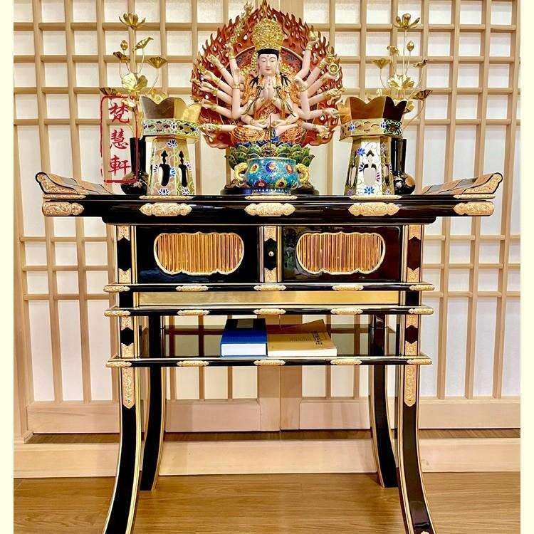 现代中式实木高脚径机供桌家用神台佛桌佛前贡品摆放桌案桌