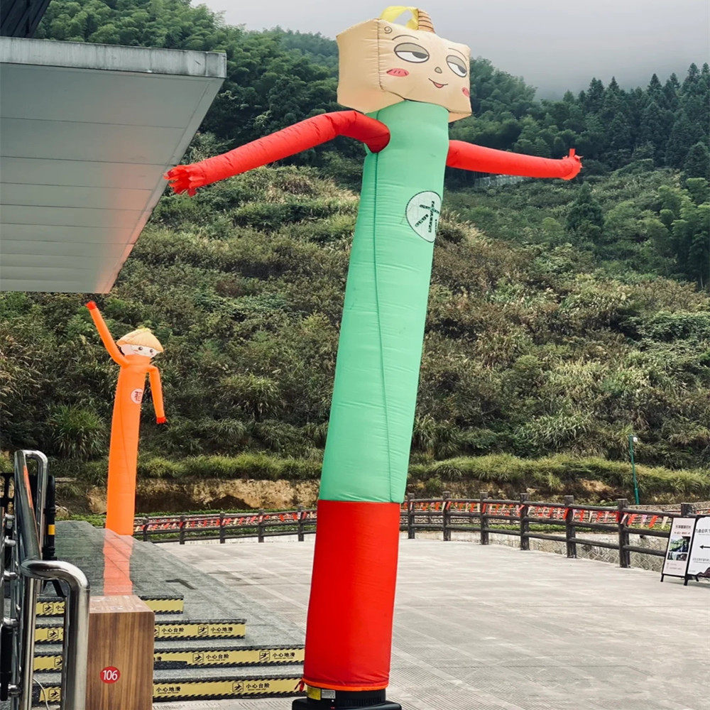 充气空中舞星气模 新款开业庆典小丑跳舞气模人摇摆招手气模厂家