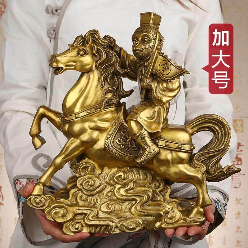 全铜马上封侯摆件马上发财办公室招财马摆件客厅店铺开业装饰礼品
