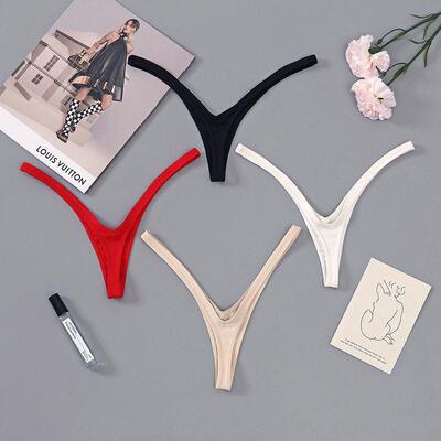 Sexy Sports Panties Ms Underpants Seamless Thong String 内裤