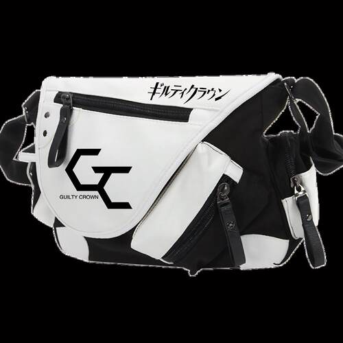 斜挎包 罪恶王冠 周边书包 二次元 男女背包单肩包帆布旅行包