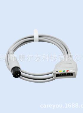 O E M 心电导联线兼容科威PM7000 PM8000PM9000针五导心电主电缆
