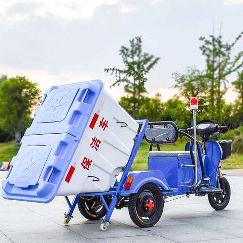电动三轮保洁车垃圾环卫车 带棚快速保洁车 半封闭环卫车