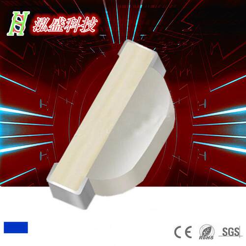 贴片LED0805侧面蓝灯0802蓝色2106蓝光蓝led灯珠兰发光管
