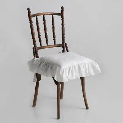 Ruffles Chair Cushion Princess Flouncing Dinning Chair Pat