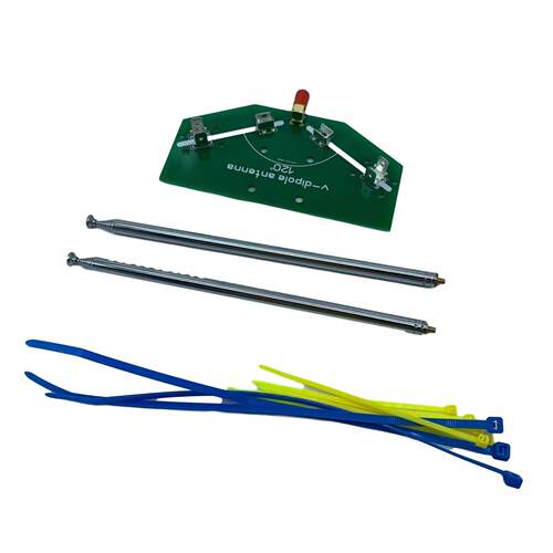 频率 78M-1 GHz 正V羊角拉杆天线 V-dipole antenna- v1