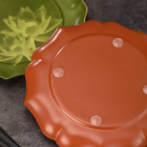 铜壶承干泡茶台紫砂壶托壶垫盘储水黄铜茶盘养壶垫功夫茶具配件