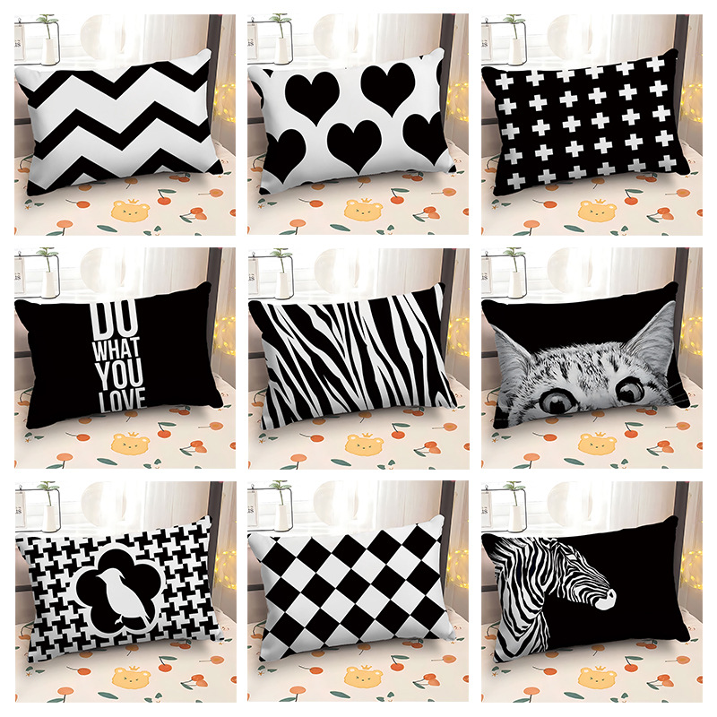 长方形北欧北欧简约枕套抱枕被