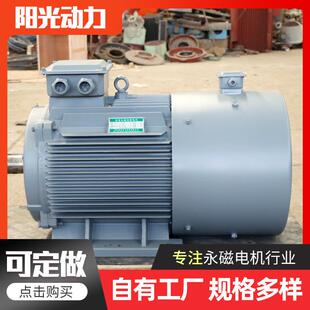 永磁变频电机三相交流大功率发电机化工污水处理11w直驱发电机