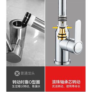 新款 直销201不锈钢电镀家用洗菜盆水龙头厨房水槽不锈钢盆冷热滚