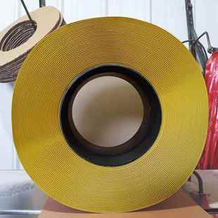 机用打包带525黄色pp半全保自动自动打包2000米纯料环大拉力塑钢