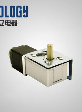 Nology诺立电器 32-28蜗杆减速步进马达 31mm 自锁 直角