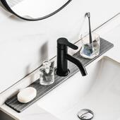 硅藻泥水龙头收纳吸水垫子厨房浴室洗手池洗漱台面速干防滑置物垫