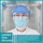 男女食品工场工作 系带防护帽 防脱发餐 透气耳钩 包发防尘帽