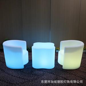 led酒店吧家具七彩变色沙户外防发水酒创意组合清吧包LDX-S02发光