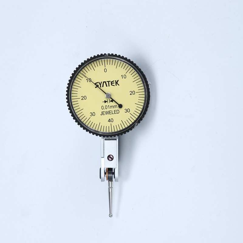 syntek防震杠杆百分表高精度千分表小校表0-0.8mm防磁杠杆指示表