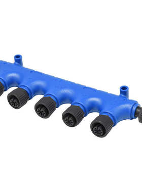 船用NMEA2000网络系统M12-5芯T型转换头防水圆形连接器m12分线器