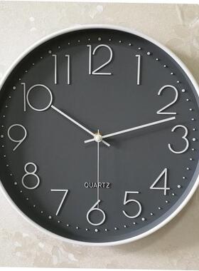 mute clock wall clock living room modern minimalist atmos