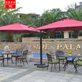 户外遮阳伞庭院伞罗马伞大太阳伞3米室外阳台花园休闲伞摆摊伞