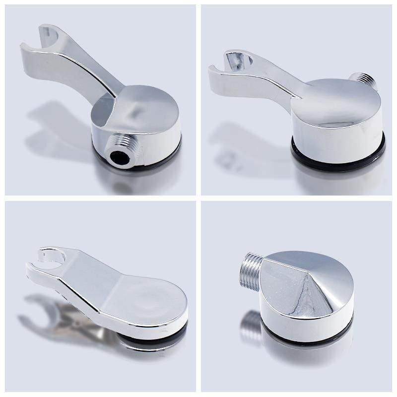 洗头床配件花洒喷头支架理髲店花洒座发廊冲头床转接头龙头双接管