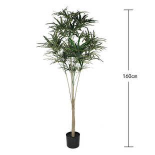 高端仿真摆件绿树仿真造景散假植植葵尾树大型盆栽物