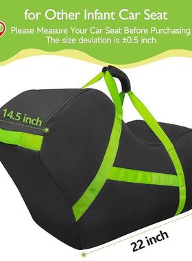 婴座儿汽车安全NQW防罩手提式婴儿座椅收椅纳袋尘新款temu便携